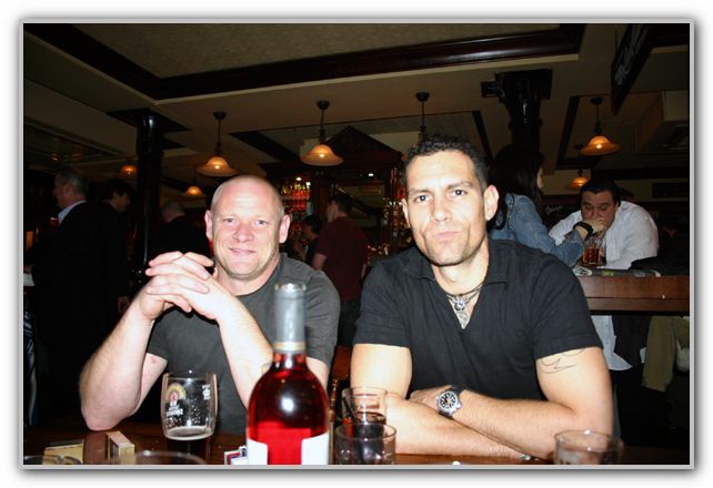 CJ & Stan in London Pub CJ & BJ last night in UK